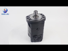 हाइड्रोलिक मोटर OMS80 151F2350 मैग्नेटो फ्लैंज, 7/8-14UNF ओ-रिंग बंदरगाहों के साथ स्पाइन शाफ्ट