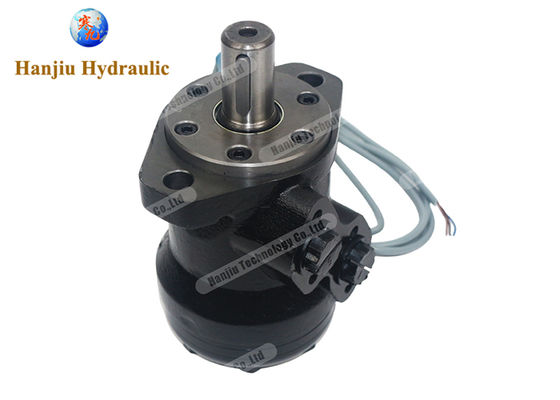 BMR Hydraulic Motor with 36ml/r Displacement 2-hole Wheel Flange and Straight Shaft for Danfoss OMR Replacement