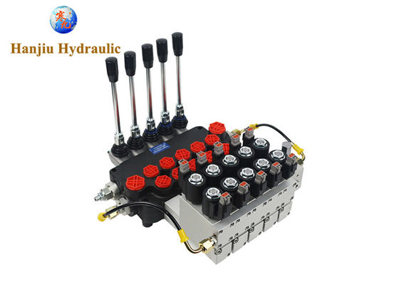 05P80 Manual Hydraulic 3 Way Directional Control Valve OEM Spring Return Electro-hydraulic Control