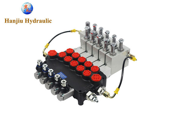 05P80 Manual Hydraulic 3 Way Directional Control Valve OEM Spring Return Electro-hydraulic Control