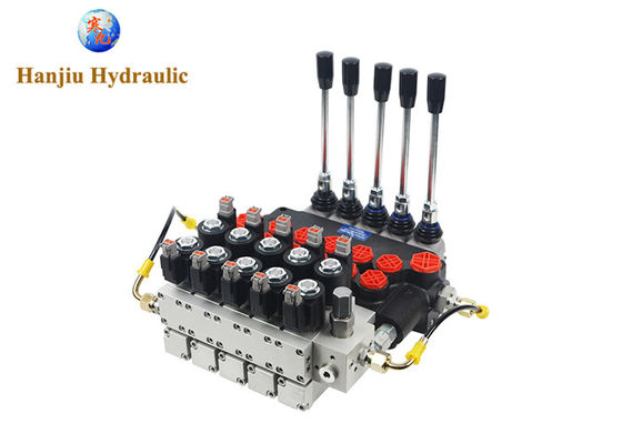 05P80 Manual Hydraulic 3 Way Directional Control Valve OEM Spring Return Electro-hydraulic Control