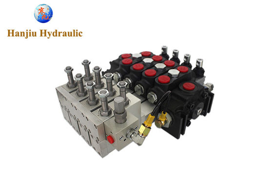 DCV140/4 3 Way Electric High Pressure Directional Control Valve 350 Bar 24V OEM Spring Return Electro Hydraulic