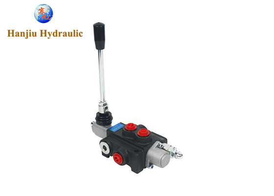 1P40 Monoblock Hydraulic Valve 40L Flow, 1 Spool, BSP Port G3/8, 3 Position Spring Return