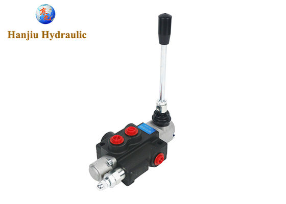 1P40 Monoblock Hydraulic Valve 40L Flow, 1 Spool, BSP Port G3/8, 3 Position Spring Return