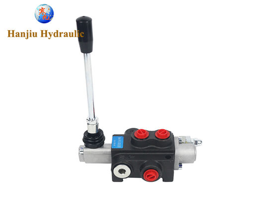 1P40 Monoblock Hydraulic Valve 40L Flow, 1 Spool, BSP Port G3/8, 3 Position Spring Return