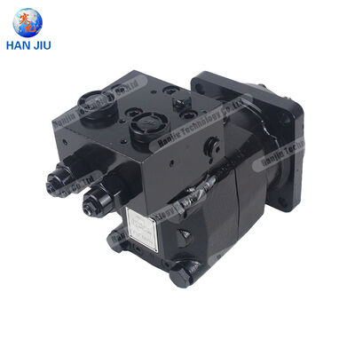 Hydraulic Motor with External Relief Valve, BMT-160-4-FC-M1, 160 ml/r, 4-Hole Mounting Flange, Splined Shaft