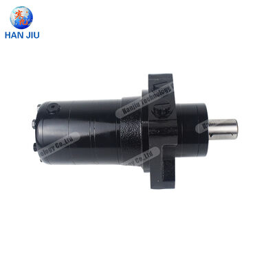 Hydraulic Motor with built-in brake, BMR series with needel bearing, 160 ml/r, wheel mounting flange, Key shaft， 7/8-14 UNF Port A and B