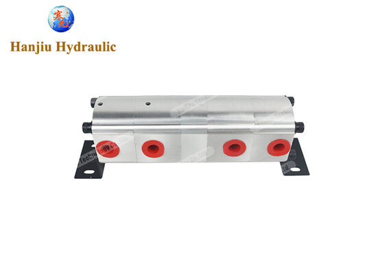 एफएमए-4एन-8.8एस चार-तरफा गियर डायवर्टर 8.8 सीसी विस्थापन, केस लोहे की सामग्री और 21 एमपीए दबाव के साथ मोबाइल मशीनरी के लिए