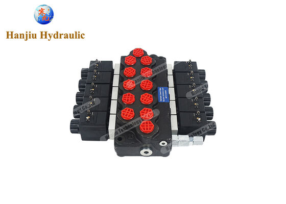 हाइड्रोलिक कंट्रोल वाल्व एसडी5 सीरीज मोनोब्लॉक डायरेक्शनल सोलेनोइड वाल्व 40 लीटर 12 वीडीसी